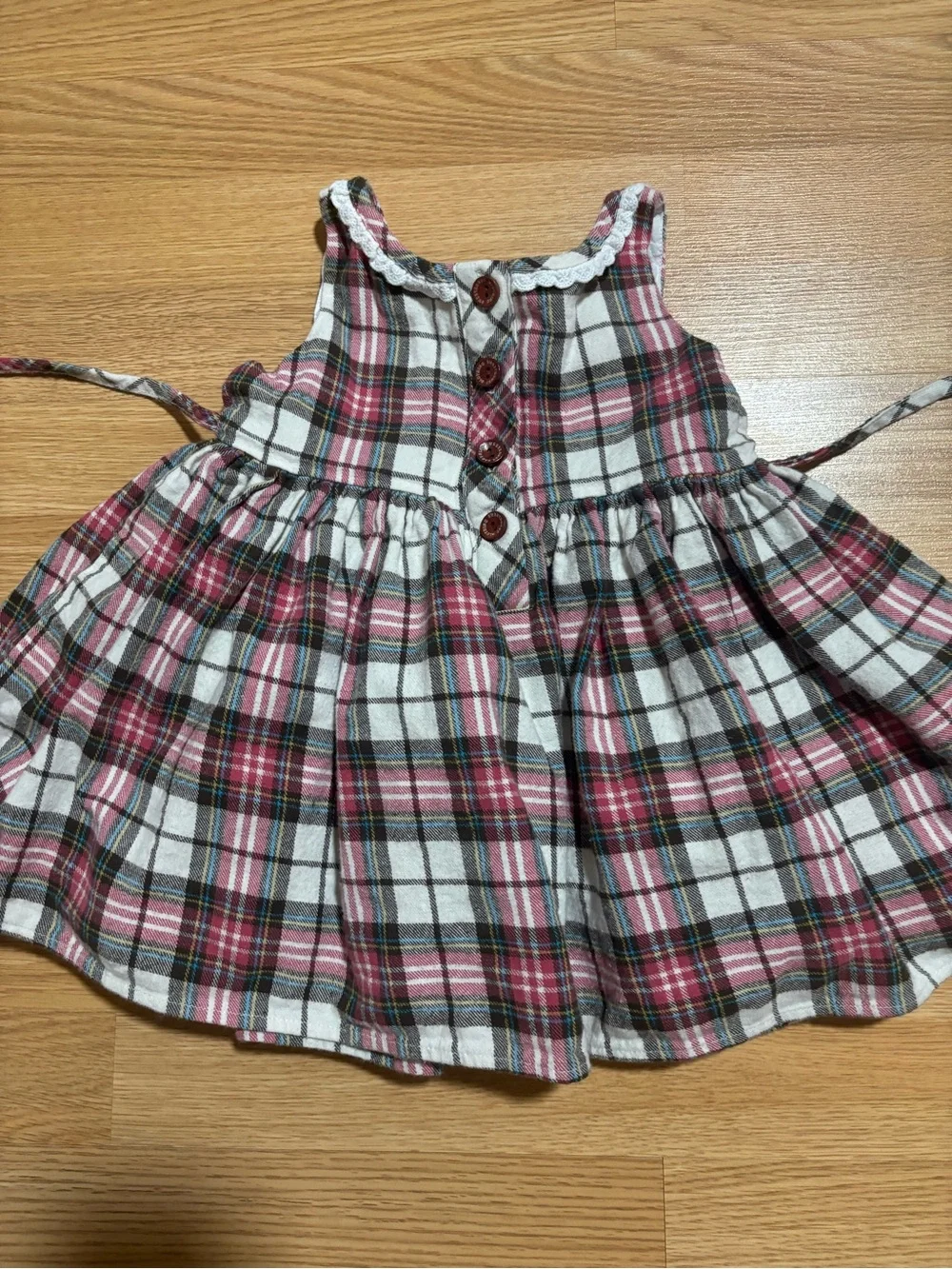 “Sweet Honey” 2pc plaid set size 6